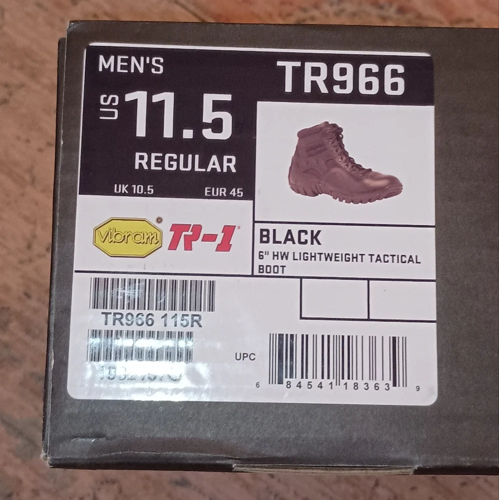 Tactical Research by Belleville men's Boots size 11.5 New With Tags